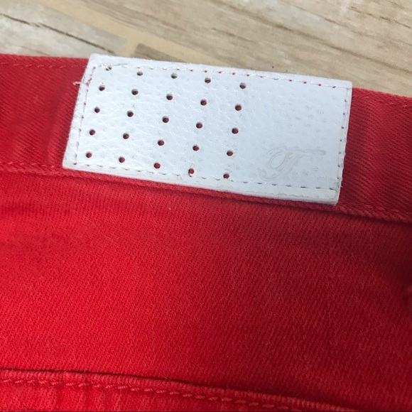 Triple Thread Red Jeans 32/30 - Picture 9 of 10